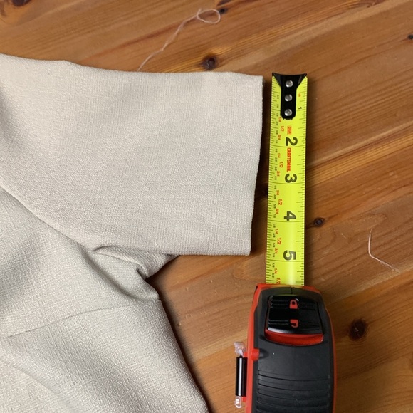 Premier Collection Vintage Office Top, Wrinkle Free Rayon, Lighter Weight, Cream - Picture 7 of 12